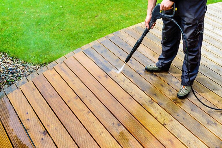 4 benefits to pressure washing your deck